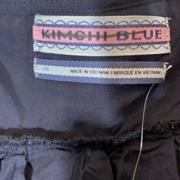 KIMCHI BLUE BABYDOLL DRESS BLACK - Picture 6 of 7